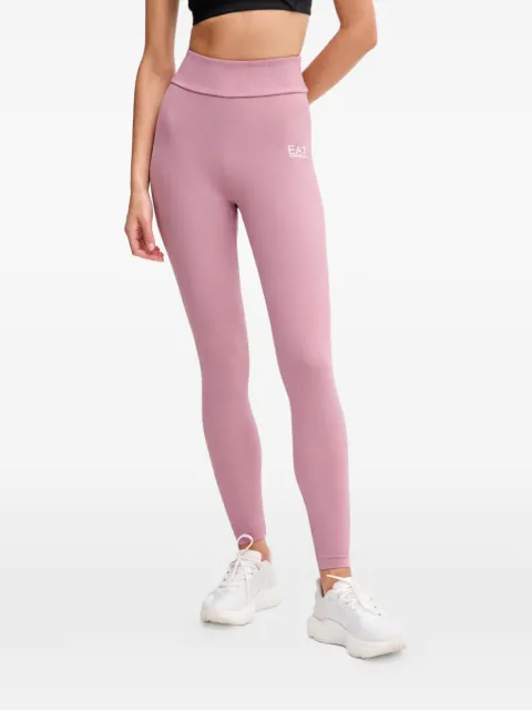 Ea7 Emporio Armani logo-print leggings Pink 7W000232AF12625