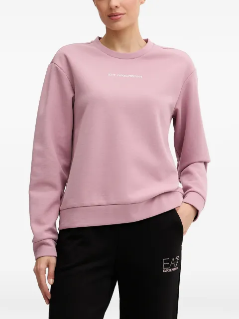 Ea7 Emporio Armani logo-print sweatshirt Pink 7W000799AF10443