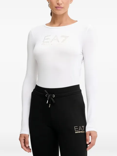 Ea7 Emporio Armani studded details T-shirt White 8NTT51TJDQZ