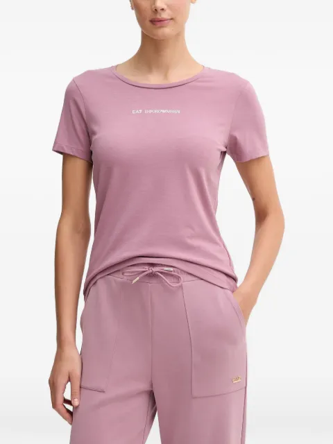 Ea7 Emporio Armani logo T-shirt Purple 7W000798AF12115
