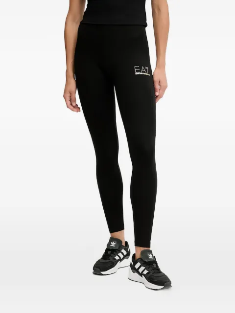 Ea7 Emporio Armani logo-detail leggings Black TJ01Z8NTP82