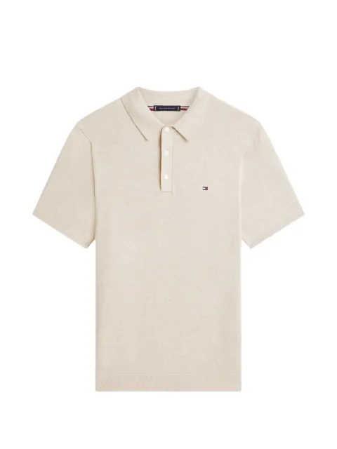 Tommy Hilfiger short-sleeve polo shirt Neutrals MW0MW37396RE5