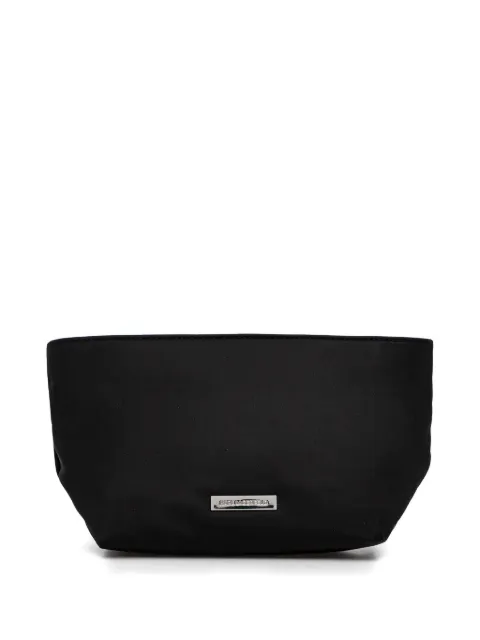 Karl Lagerfeld Ikon logo-plaque make up bag Black B1W32010999