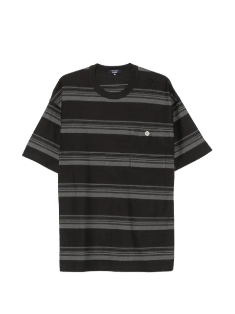 Comme des Garçons Homme striped T-shirt Black HQT002