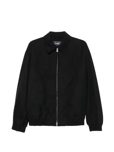 Comme des Garçons Homme zip-up bomber jacket Black HQJ007