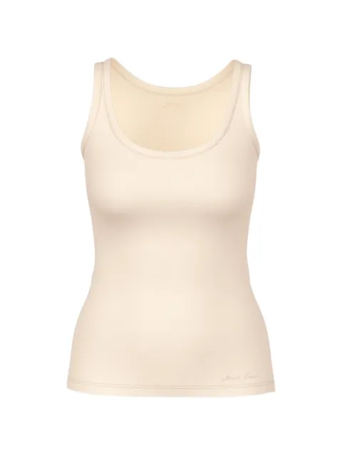 MARCCAIN scoop-neck ribbed top Neutrals AC6139J14