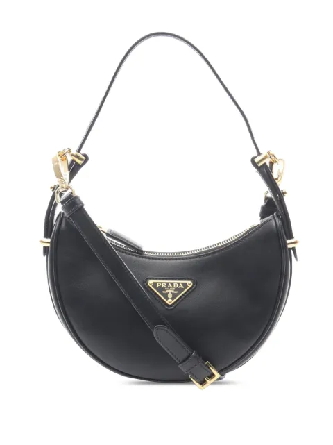 Prada Pre-Owned 2013-2025 Mini Soft Calf Arque satchel Black 5T2N8UV5Y7F9P1SC