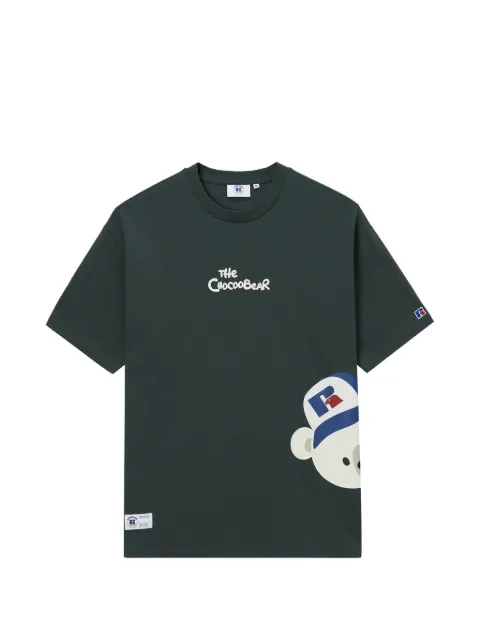 CHOCOOLATE bear logo T-shirt Green B1XTEM00714X
