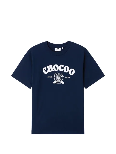 CHOCOOLATE crew-neck logo-print T-shirt Blue B1XTEW01054X