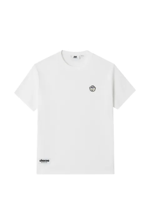CHOCOOLATE bear-embroidery T-shirt White B1XTEM00709X