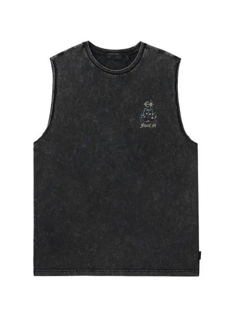 FIVE CM graphic tank top Grey 5CXVTM00439X