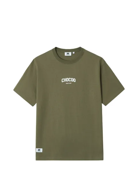 CHOCOOLATE logo-print T-shirt Green B1XTEM00791X