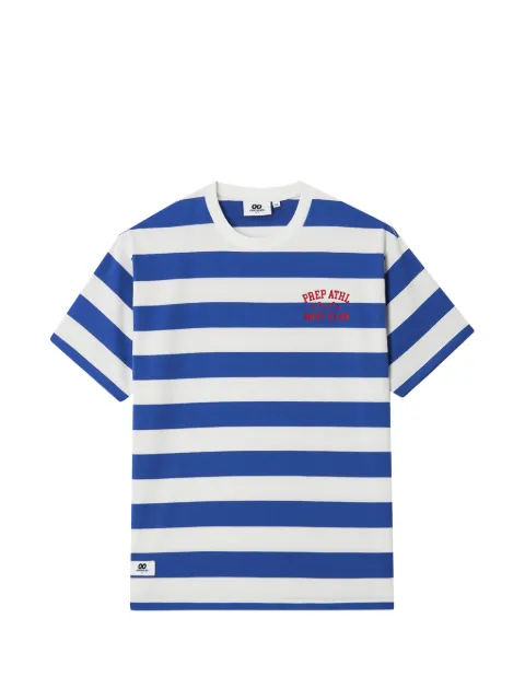 CHOCOOLATE striped short-sleeve T-shirt Blue B1XTEM00706X