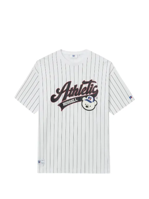 CHOCOOLATE striped graphic T-shirt White B1XTEM00752X
