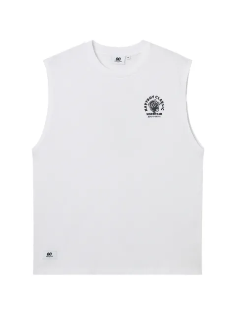 CHOCOOLATE logo-print tank White B1XVTM00746X