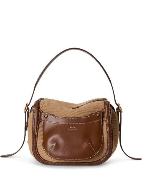 Polo Ralph Lauren panelled satchel Brown 428P11041002