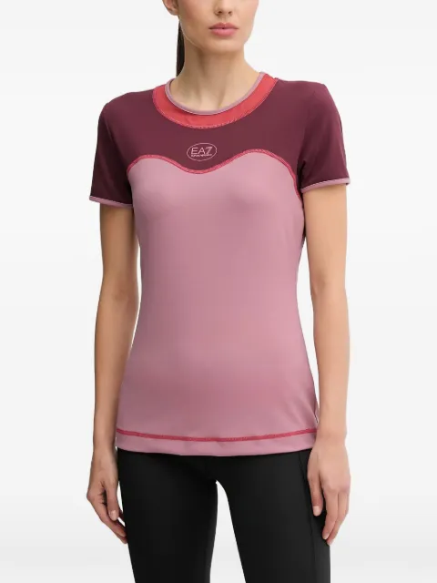 Ea7 Emporio Armani Ventus7 panelled T-shirt Pink 7W000557AF19155