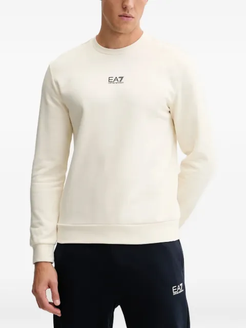 Ea7 Emporio Armani logo sweatshirt Neutrals 8NPM34PJVTZ