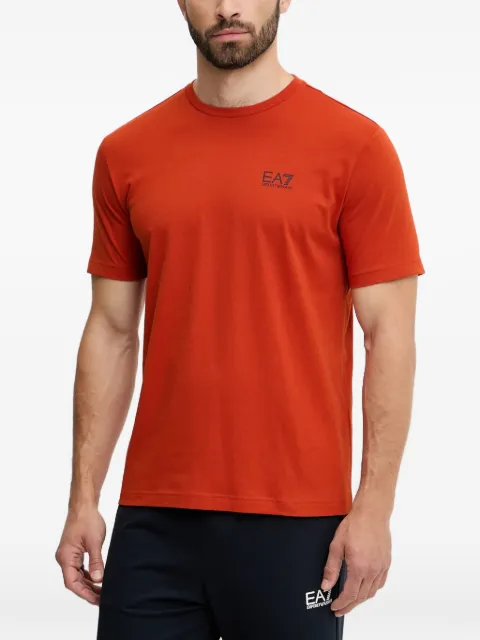 Ea7 Emporio Armani logo-print T-shirt Orange 7M000567AF10375