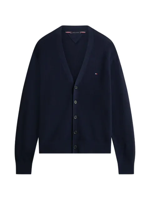 Tommy Hilfiger V-neck button cardigan Blue MW0MW42793