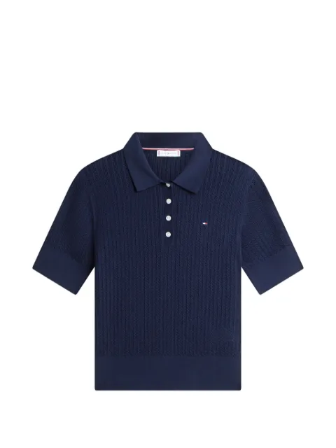 Tommy Hilfiger short-sleeve polo top Blue WW0WW49362C1G