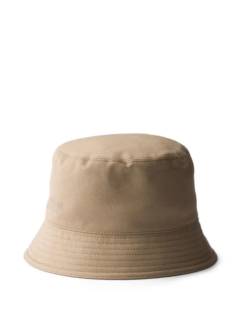 Prada Drill bucket hat Neutrals 1HC1372GB4