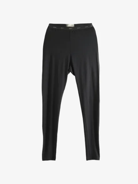 Yohji Yamamoto logo-waistband leggings Black FKP06220