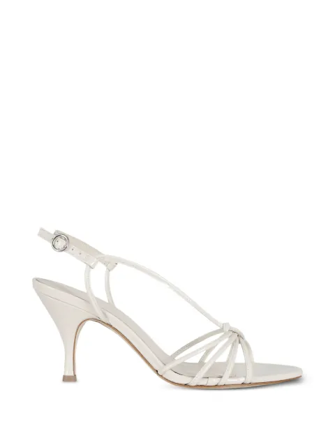 Aeyde knotted strap pumps White A11HS0694005002126098