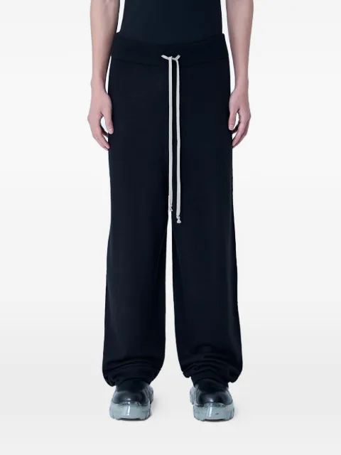 Rick Owens elasticated drawstring trousers Black RU01F2668WSB