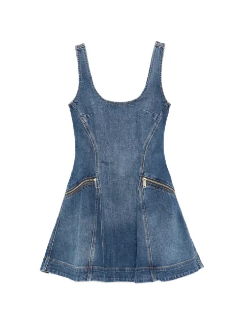 Self-Portrait ruffled mini dress Blue SS26813S