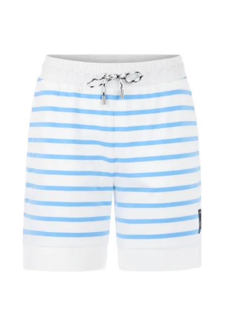 MARCCAIN striped drawstring-waist shorts White AS8305J74
