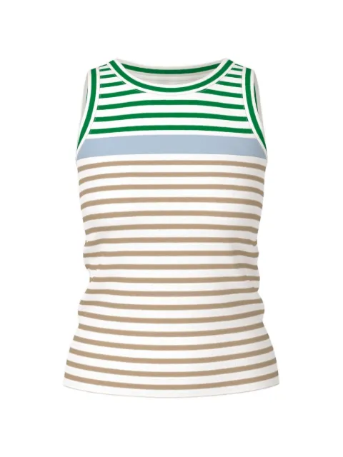 MARCCAIN Ringel striped sleeveless top White AS6103J90