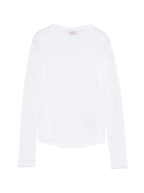 DEHA lace-sleeves T-shirt White D42133