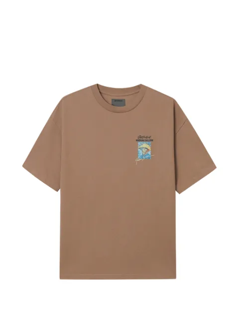 Musium Div. printed T-shirt Brown MMUTEM01149X