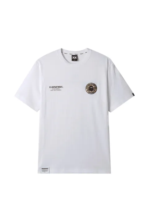 FINGERCROXX logo-appliqué T-shirt White FFXTEM01322X