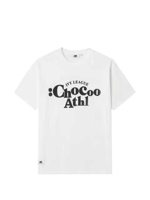 CHOCOOLATE short-sleeve graphic-print T-shirt White B1XTEM00728X