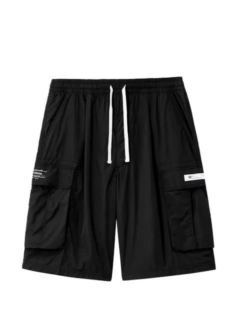 CHOCOOLATE cargo label shorts Black B1XSPM00838X