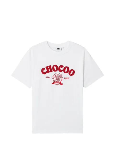 CHOCOOLATE college graphic T-shirt White B1XTEW01054X