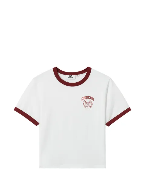 CHOCOOLATE crew-neck T-shirt White B1XTEW01123X