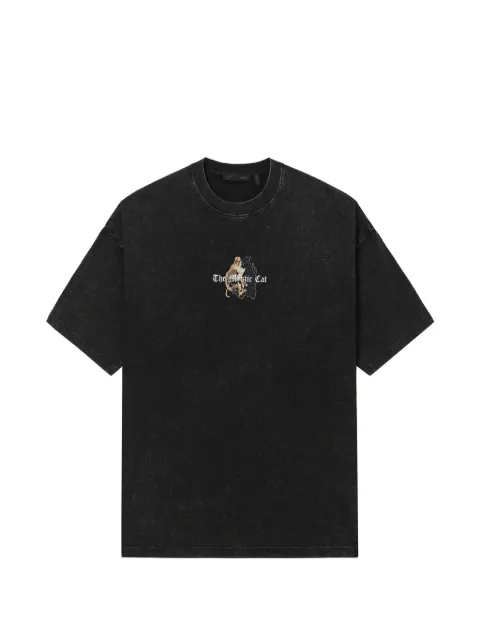FIVE CM print crewneck T-shirt Black 5CXTEM00465X