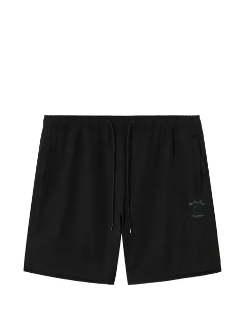 FINGERCROXX drawstring label shorts Black FFXSPM01295X