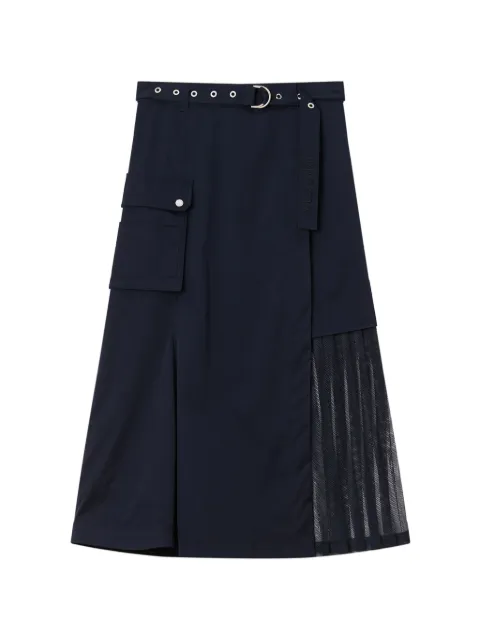 Musium Div. belt pocket skirt Black MMUSKW01231X