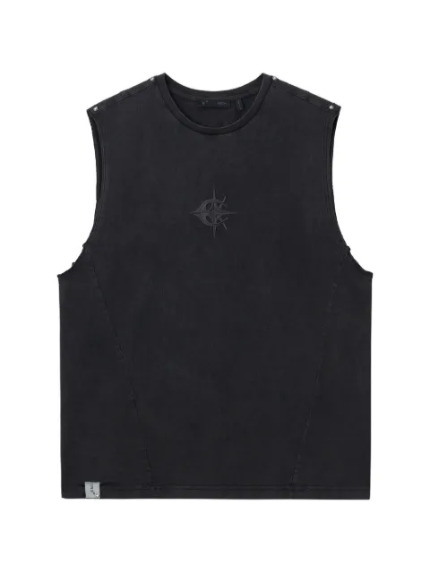 FIVE CM round-neck sleeveless top Black 5CXVTM00437X