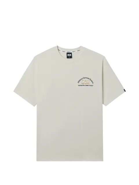 FINGERCROXX military garment T-shirt Neutrals FFXTEM01324X