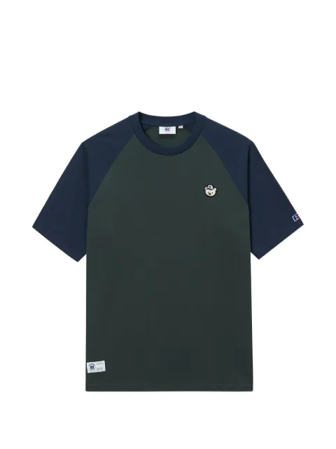 CHOCOOLATE raglan-sleeves embroidered T-shirt Green B1XTEM00739X