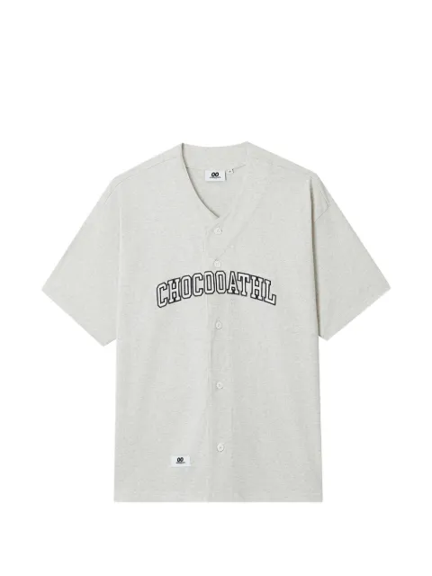 CHOCOOLATE button-front shirt Grey B1XTEM00790X