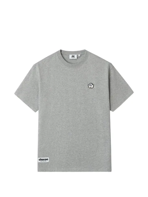 CHOCOOLATE bear-patch T-shirt Grey B1XTEM00709X