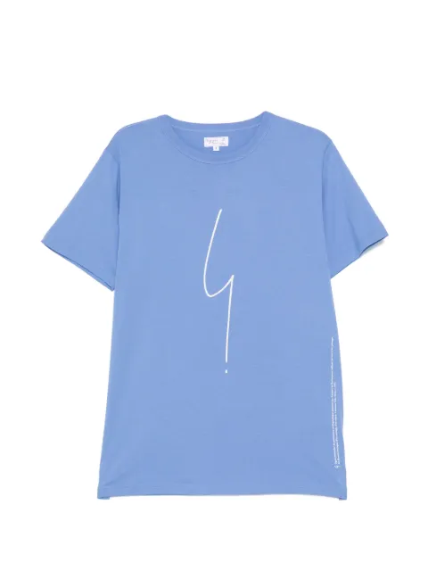 agnès b. IRONY MARK BRANDO T-SHIRT Blue EBK7SE30
