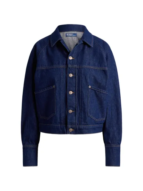 Polo Ralph Lauren raglan-sleeves buttoned jacket Blue 211B17307001