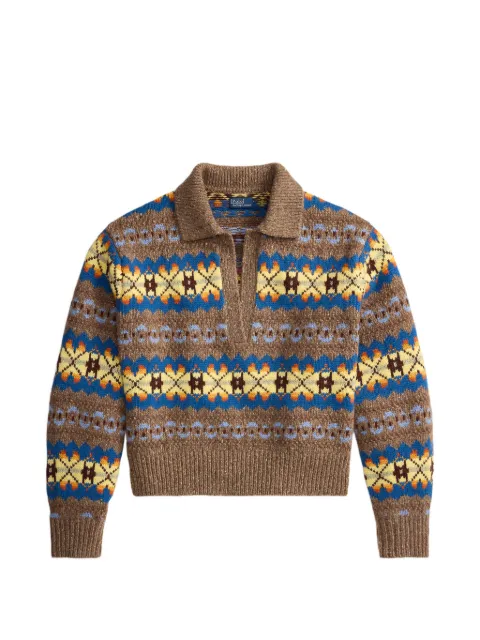 Polo Ralph Lauren Fair Isle sweater Brown 211B17766001